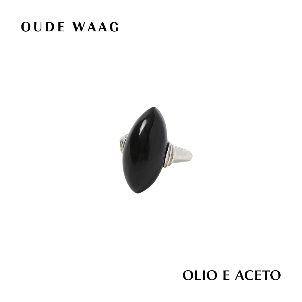 OUDEWAAG新款纯银牛角戒指