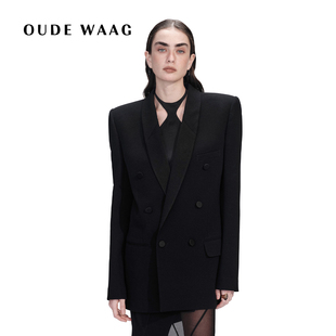 气质优雅利落精裁双排扣西装 26春夏新款 WAAG OUDE