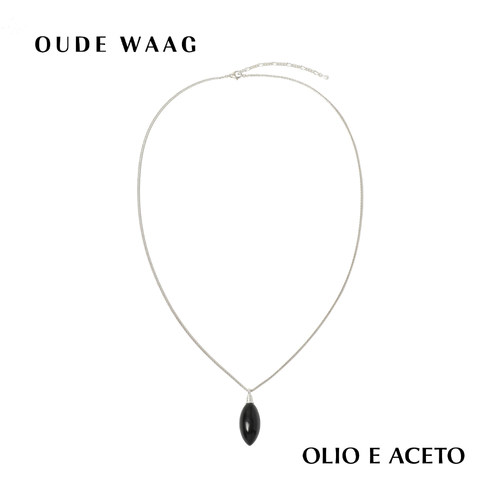 OUDEWAAG纯银牛角吊坠长项链