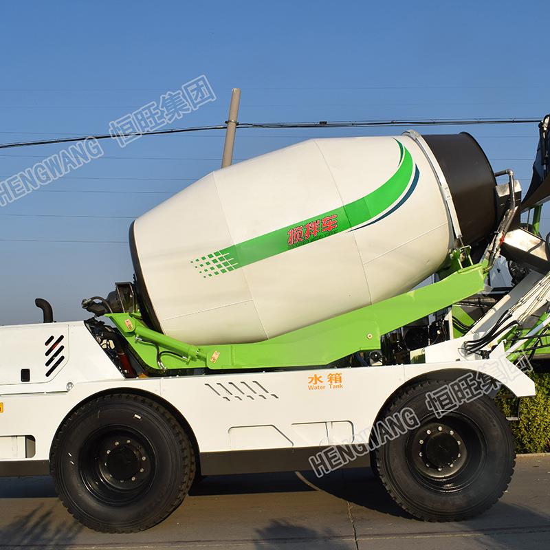 6.5方全自动上料车自上料混凝土搅拌车移动水泥泵车搅拌运输罐车