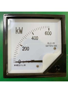 长江仪表6L2-KW MW指针式三相交流功率表 千瓦表 600KW 400KW 1MW