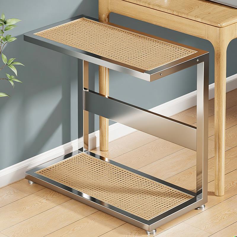 桌边机箱放置柜办公用品收纳架工位电脑主机托架覆印机增高架子