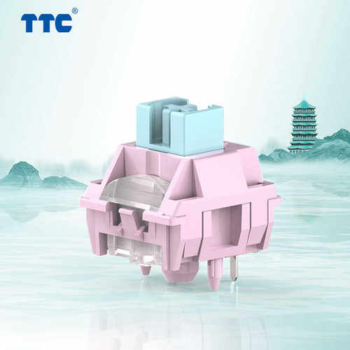 TTC西子轴 全POM外壳 POK轴芯设计 轻柔按压 回弹跟手 搭载聚光镜