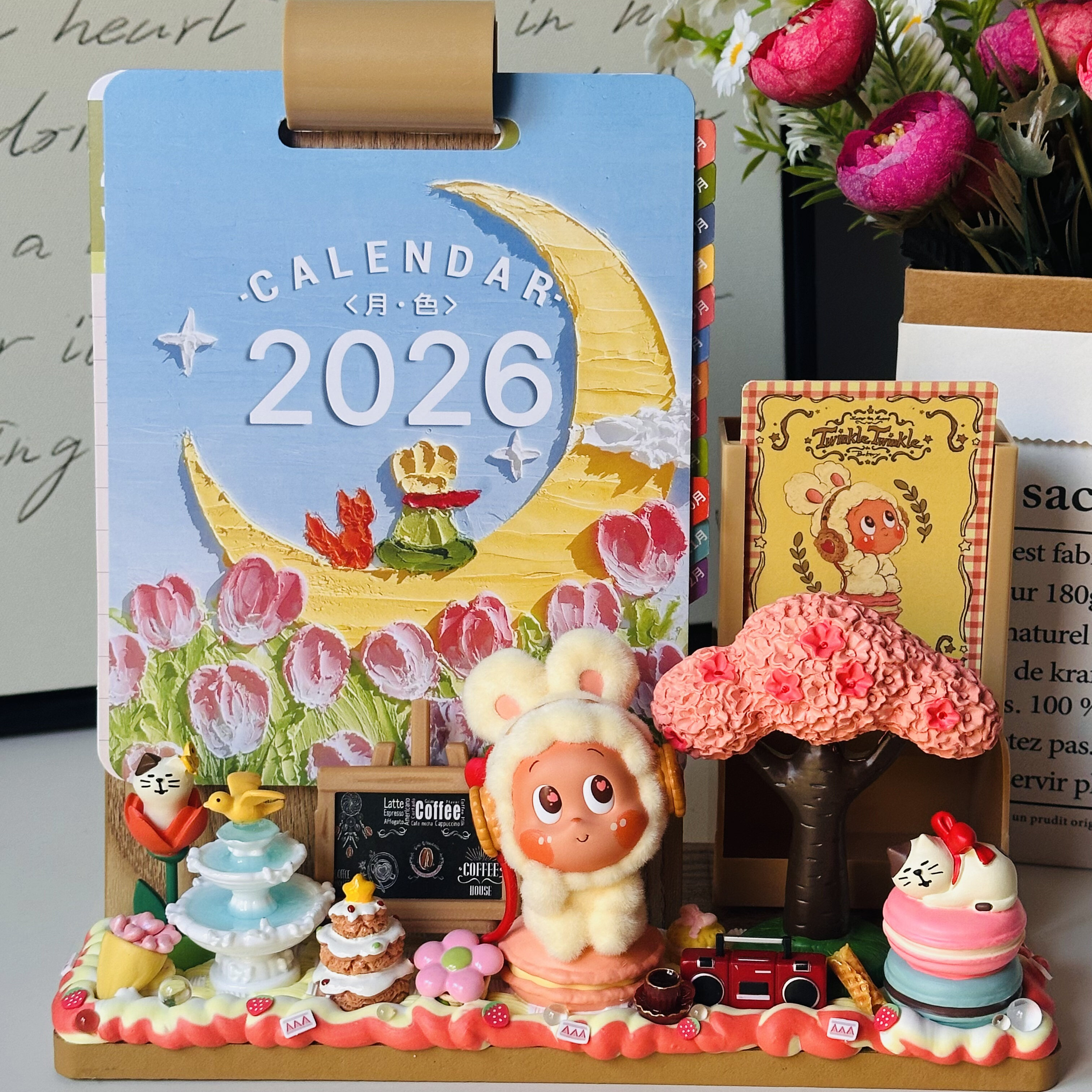 DIY正版星星人盲盒潮手办26年台历奶油胶成品摆件摆台高级礼物女,玩具/童车/益智/积木/模型,奶油胶/树脂DIY配件,淘宝优惠券,粉丝福利购,淘宝优惠卷