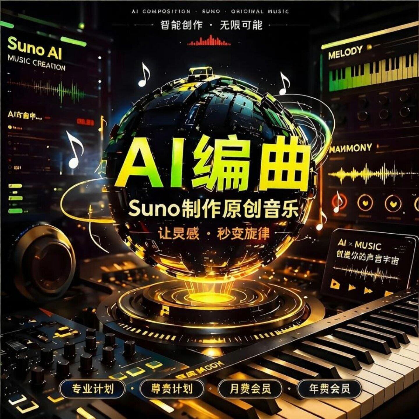 sunoai会员订阅代充值独享账号sunoai一键生成音乐sunoV6suno代充