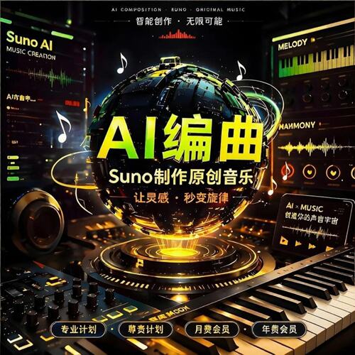 sunoai会员订阅代充值独享账号sunoai一键生成音乐sunoV6suno代充