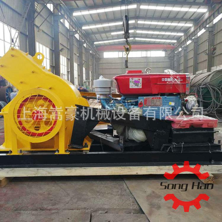 现货供应PC600*400锤式破碎机柴油机驱动移动式可出口锤破机