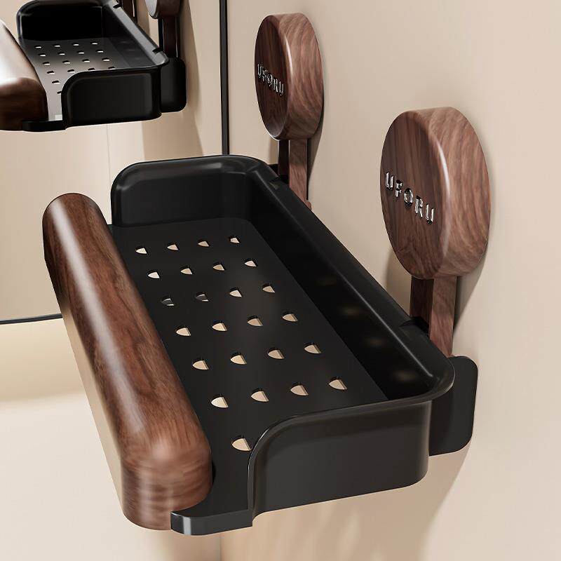 吸盘卫生间置物架浴室洗漱台洗衣机马桶上方壁挂免打孔小尺寸专用