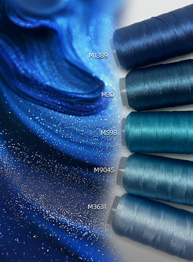 3/6/9/12/18股蓝色系套装股线 编手链吊坠挂绳绕线耐磨diy蓝绳子