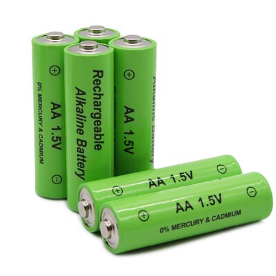 极速New AA battery 1.5v 3800mAh Alkaline1.5V Rechargeable B