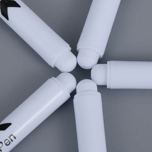 极速5pcs White Liquid Chalk Pen Black Board Marker Erasable