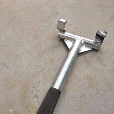 温棚园艺架装配地下手动实用挖洞穴取土J器插钢大棚拔钢管神器简