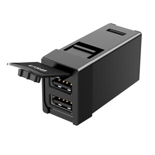 极速CHELINK USB Quick Charg Dual Socket 12V Charger Car QC30
