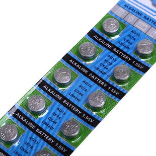 极速10PCS AG13 1.55V Cell LR44 Coin Alkaline Battery
