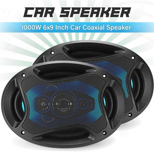 极速Update 6x9 2Pcs Car Inch Speaker 1000W Way HIF Coaxial