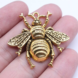 40x38mm 3pcs Color Antique Gold Colors 极速WYSIWYG