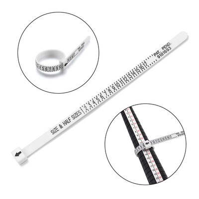 极速Professional Measuring Gauge Finger Ring Stick Sizer UK/