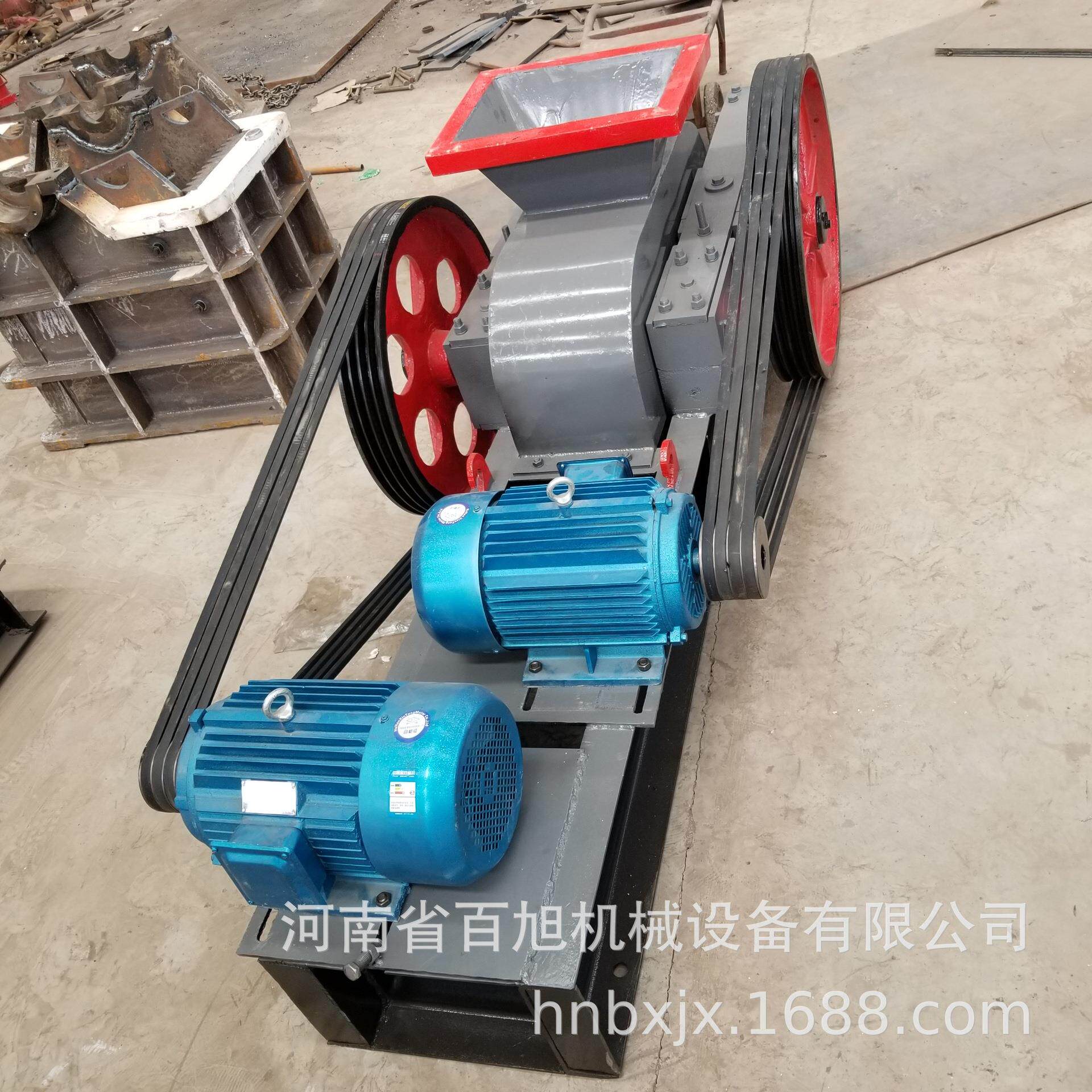 小型煤炭对辊粉碎机煤矸石狼牙400型双齿辊式破碎机石英石制砂机