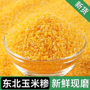 东北玉米碴子25年农家新货玉米糁五谷杂粮细小渣碎玉米粒苞米粗粮