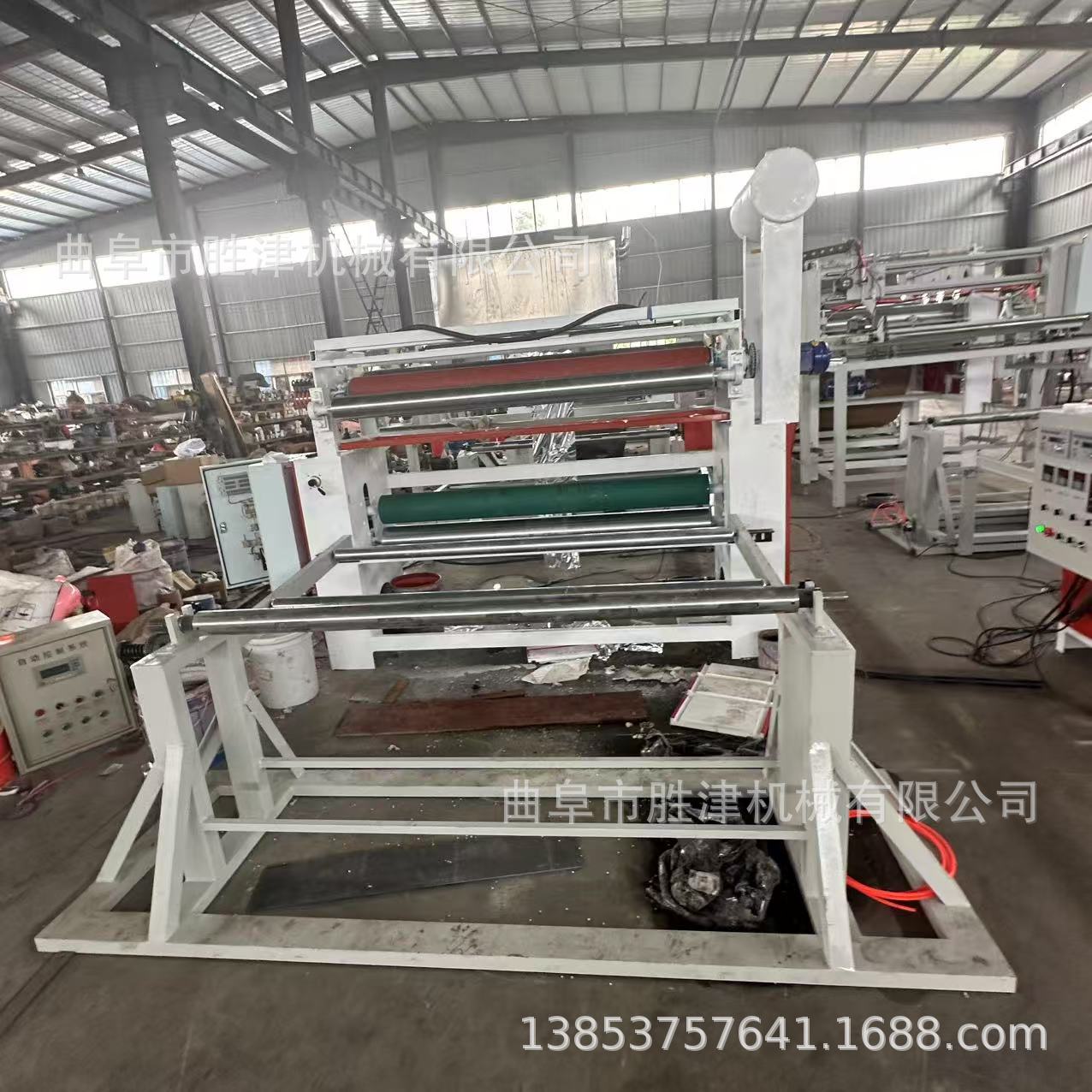 卷对卷无纺布双面胶贴面机编织布纠偏覆膜机涂不干胶离型纸复合机