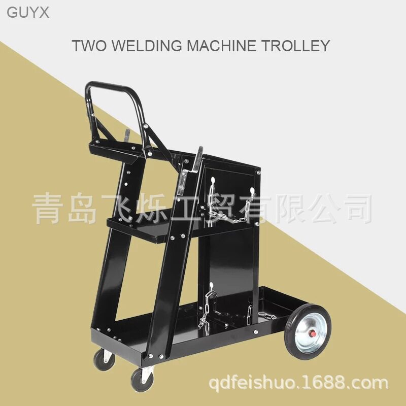 三层电焊机工具车小推车多功能收纳架子层汽修维修移动车间车