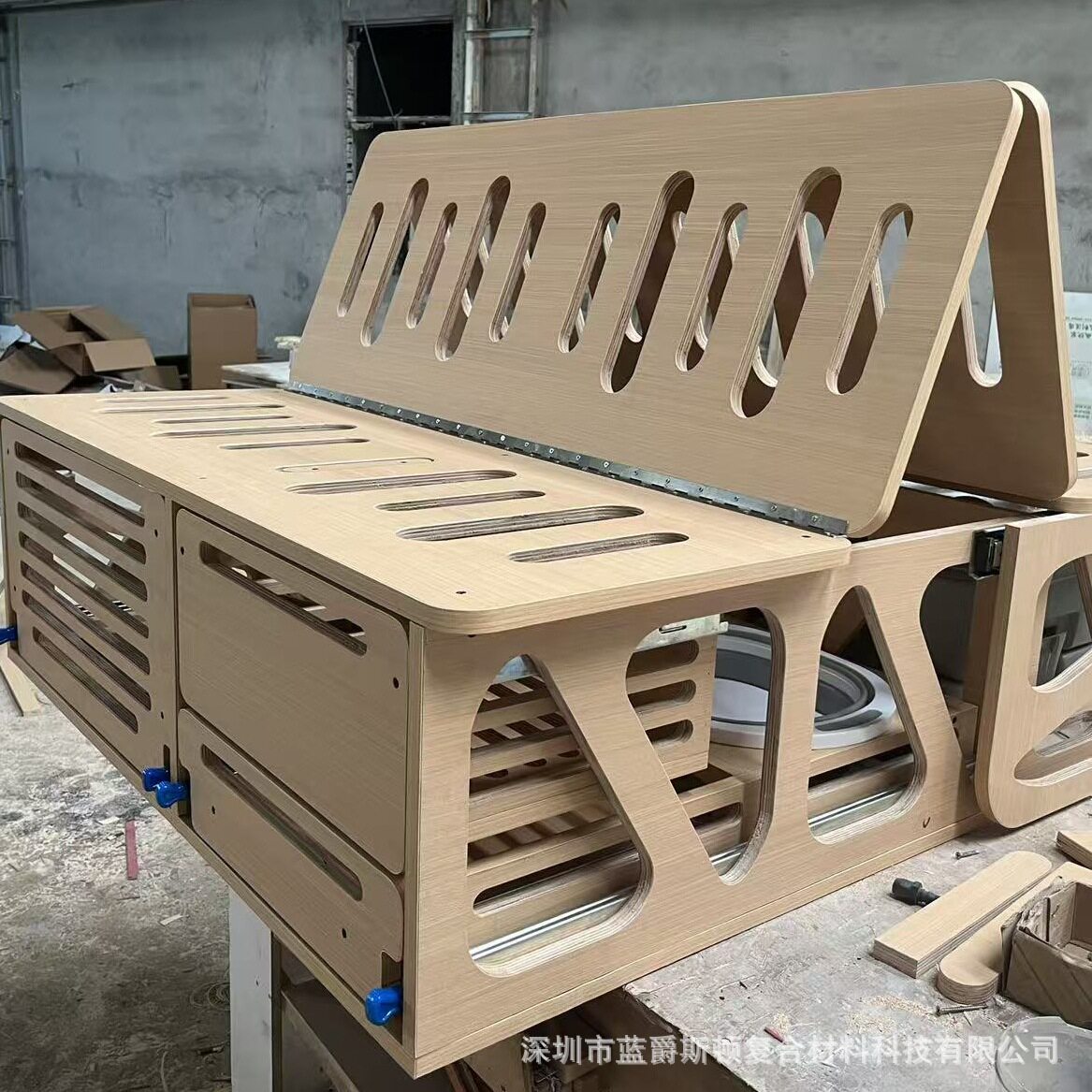 SUV床车露营多功能后备箱收纳盒