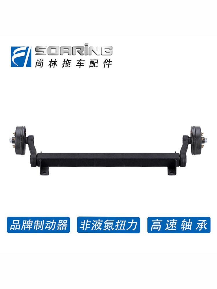 1T-2吨拖车扭力轴减震轮毂