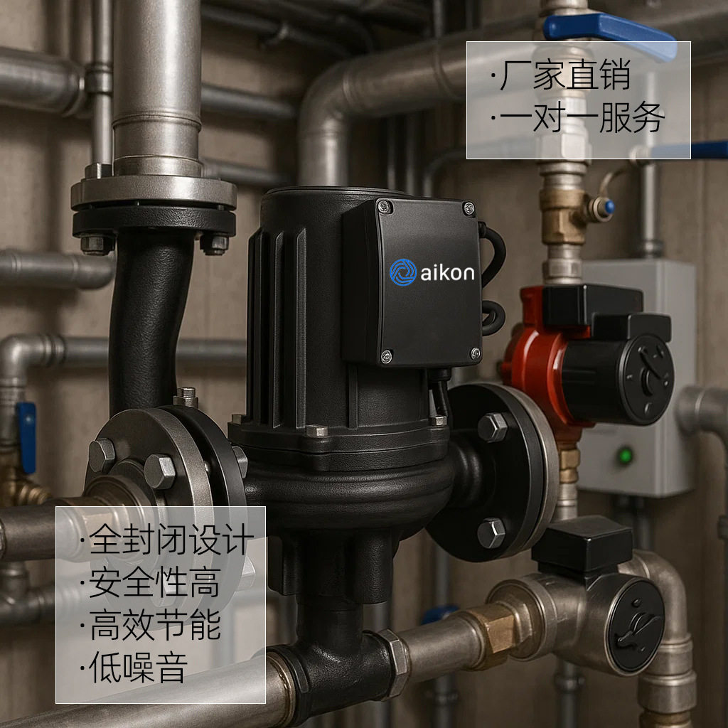 Aikon 工业加热热水输送系统用低再循环泵CMS定制锅炉给水