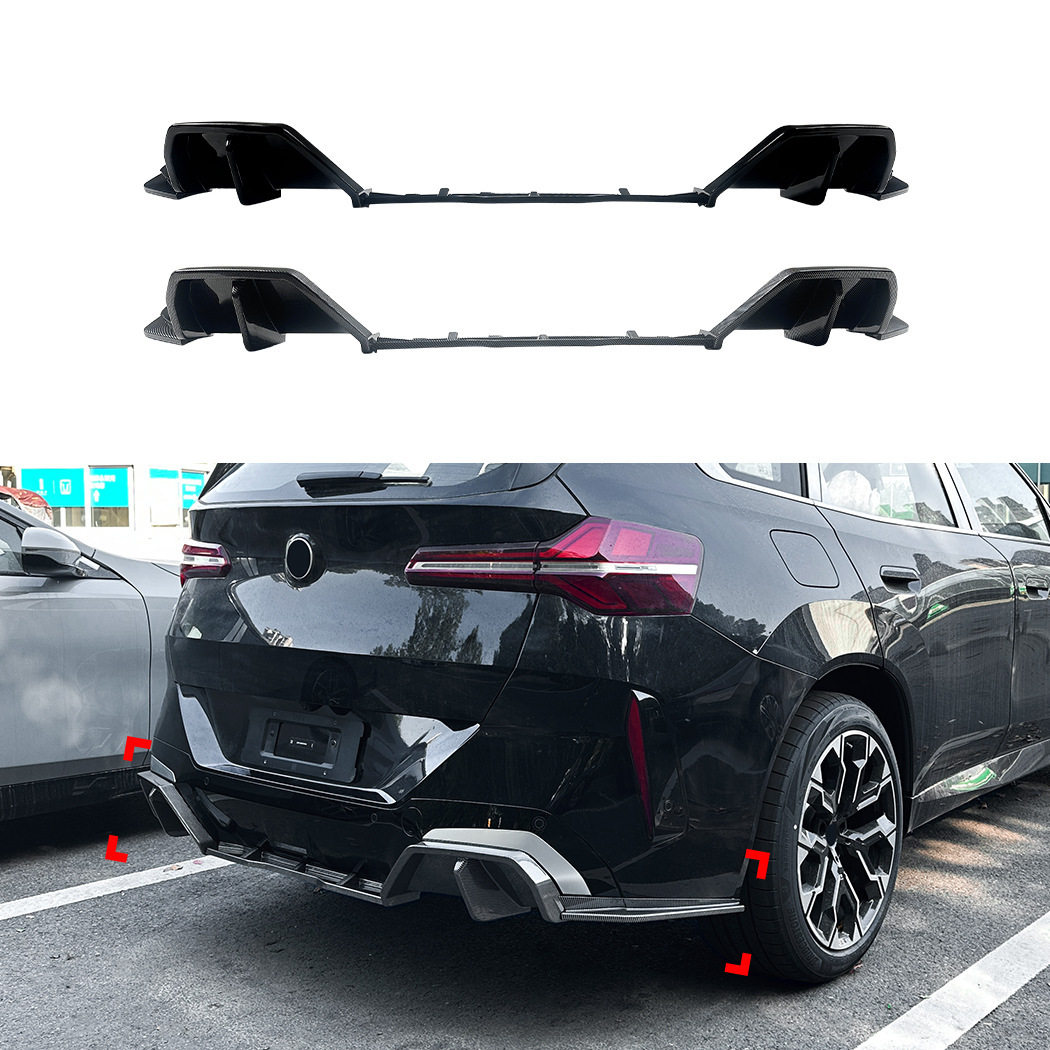 适用宝马X3 G45 M Sport 2024+尾唇后唇扰流板包角车贴风刀改装