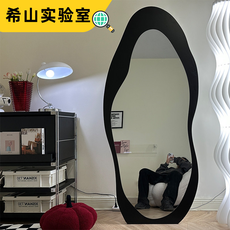 希山实木全身落地镜子衣帽间服装壁挂家用女生卧室网红试衣穿衣镜