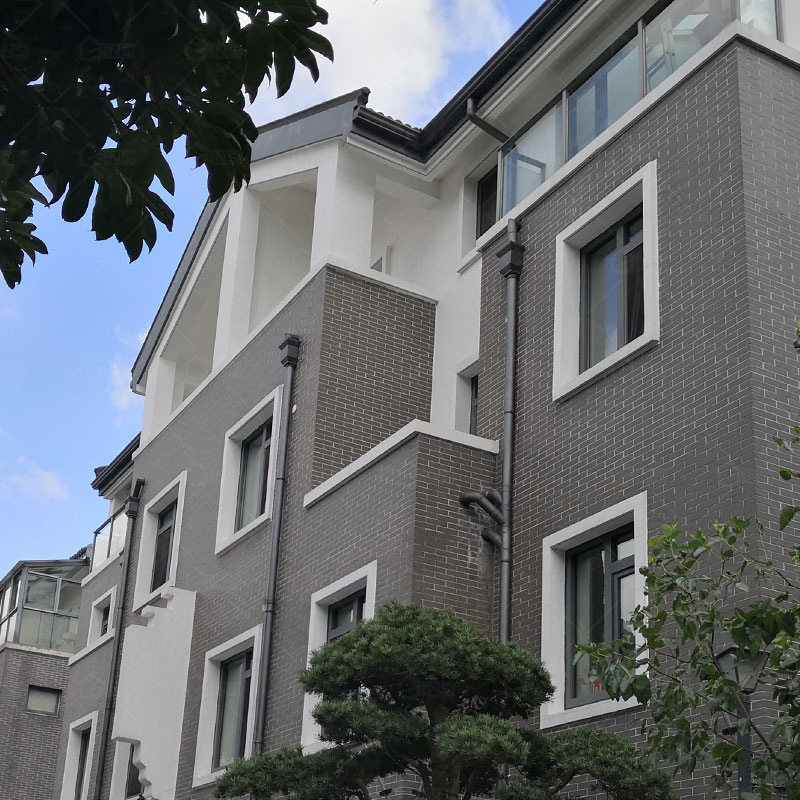 浙江别墅室外装饰铜落水铜制檐沟排水沟圆管下水集水款式可定 制