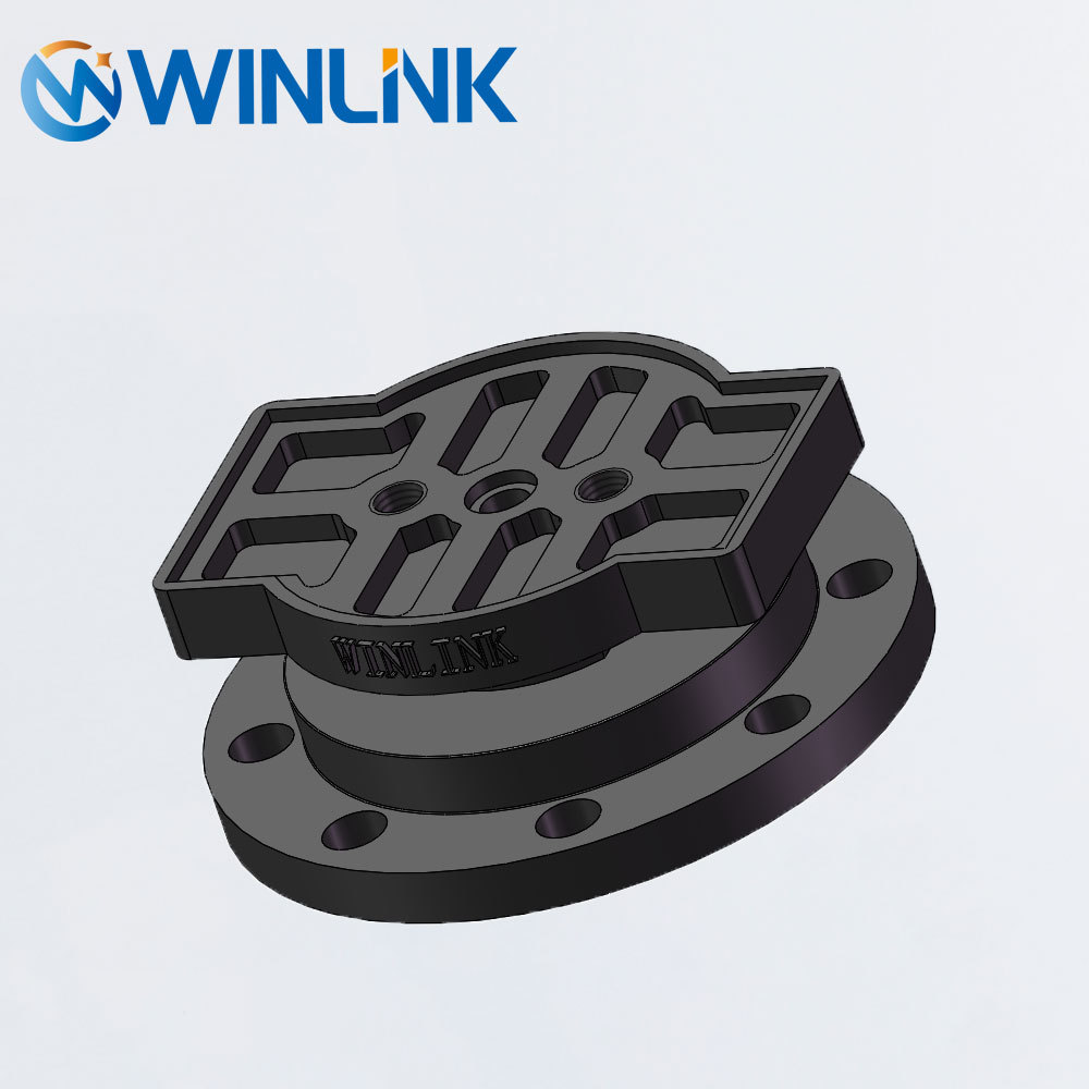 威联科WINLINK 360度尼龙万向旋转盘机器人管线包轴转动支架底座