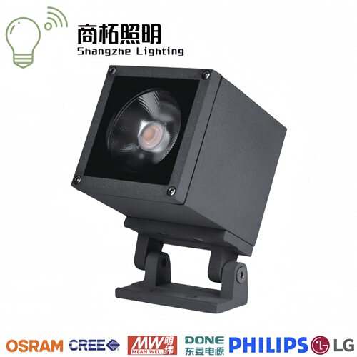 公园亮化方形LED投光灯 15W20W25W30W40W方形高亮照树灯 户外射灯