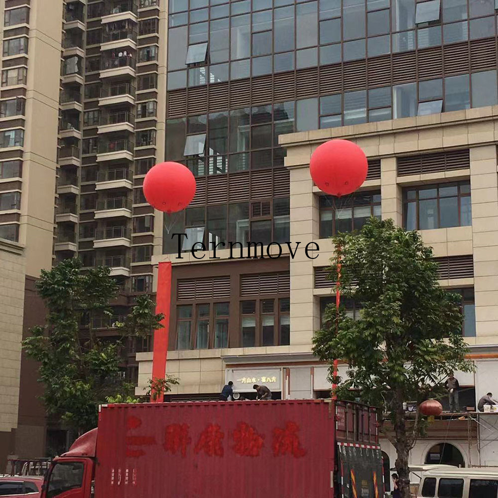 户外活动pvc升空广告气球空飘气球充气沙滩球big helium balloon