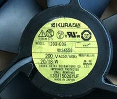 全新育良IKURA FAN UHS4556M 1209-009 220V 20/18W 全金属耐高温