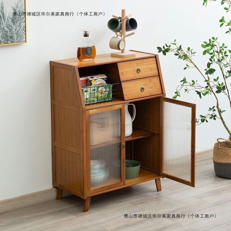 客厅碗柜多功能家用茶水柜北欧厨房餐边柜酒柜橱柜简约置物储物柜