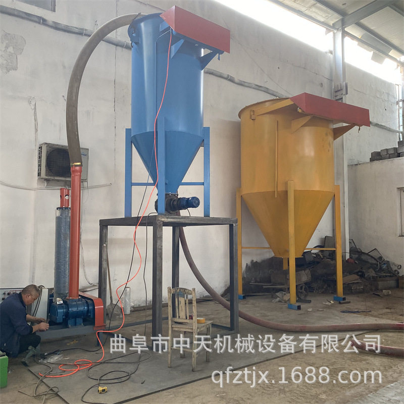 水泥灰吨包倒运气力吸灰机 负压脉冲除尘煤粉气力输送机kxxx888