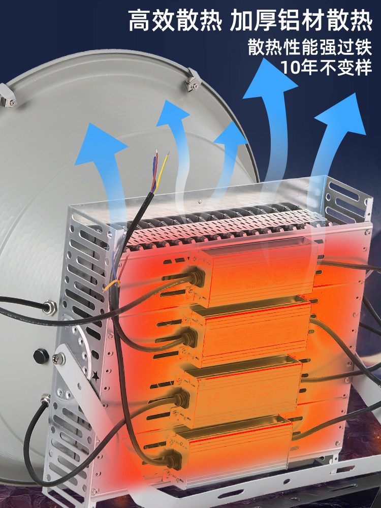 工程LED塔吊投光灯1000W防水