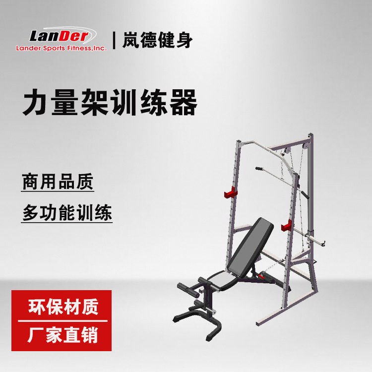 龙门架家用深蹲架多功能飞鸟综合训练器健身器材卧推架一体