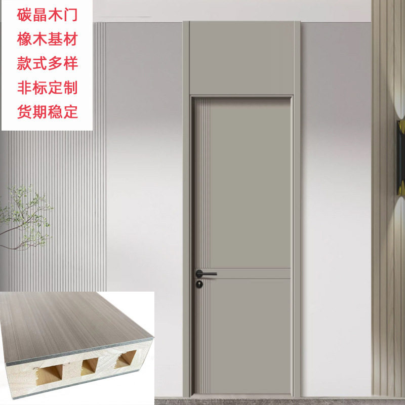 木门实木复合烤漆木门室内门卧室门家用房间门简约套装门酒店定制