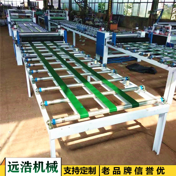 全自动台阶套板涂胶贴面机