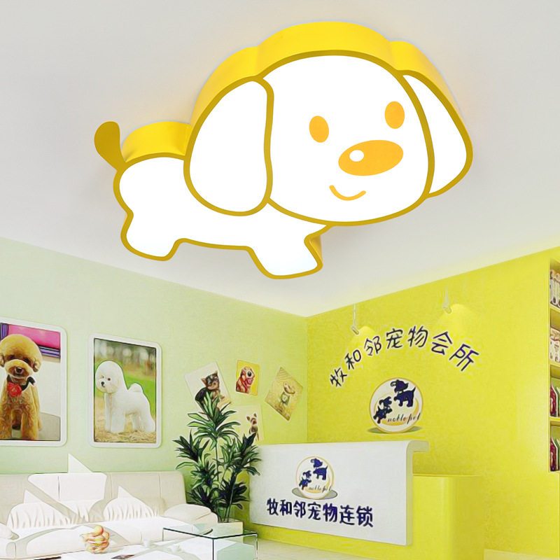 LED吸顶灯动物造型创意个性儿童房灯游乐场动物宠物店幼儿园灯具
