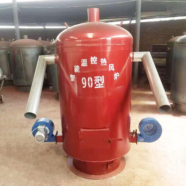 养殖场冬季升温取暖炉电子自动控温热风炉燃煤型立式热风炉
