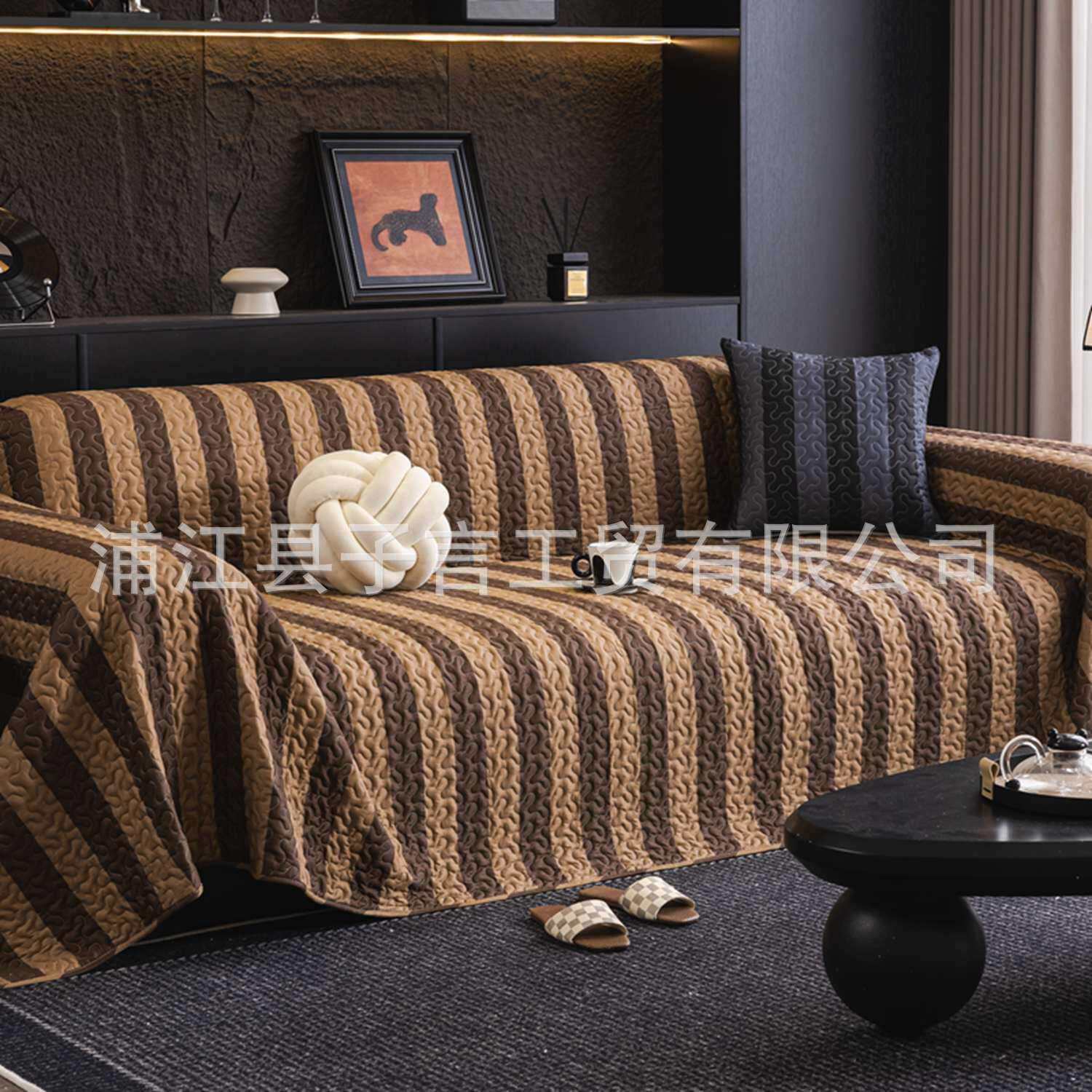 25新款沙发垫四季通用防滑坐垫子高级感轻奢纯棉防滑垫布巾一片式