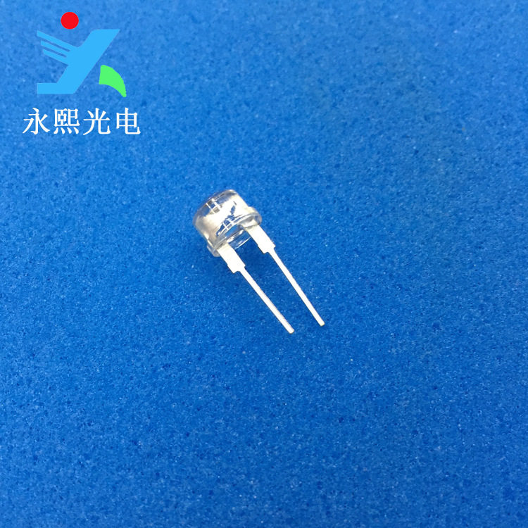 F8草帽0.5W直插蓝灯LED灯珠