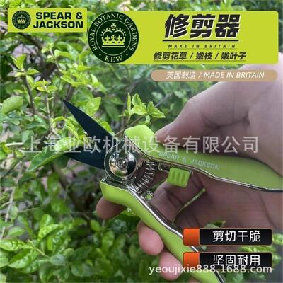 英国SPEAR&JACKSON园艺修枝剪花卉花艺修剪树枝剪刀园林剪