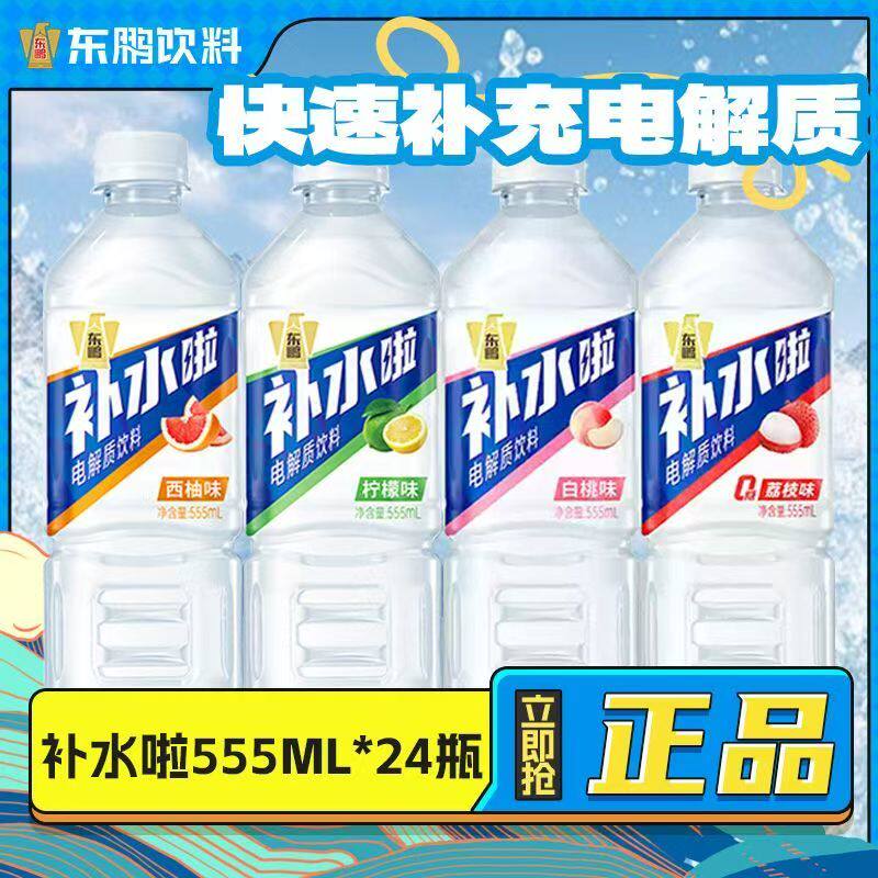 东鹏电解质水555ml*24瓶整箱补水抗疲劳补充电解质运动功能饮料