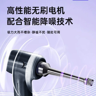 大功率车用无线充电吸吹两用家用小型手持汽车车内大 车载吸尘器