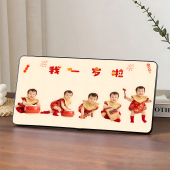 三宫格相框摆台照片定制洗写真婚纱照全家福相片做成水晶摆件打印