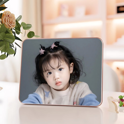 定制儿童铝合金照片婚纱相框摆台